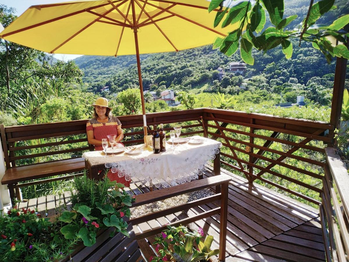 Casa Na Montanha Com Vista Para O Mar Флорианополис Экстерьер фото
