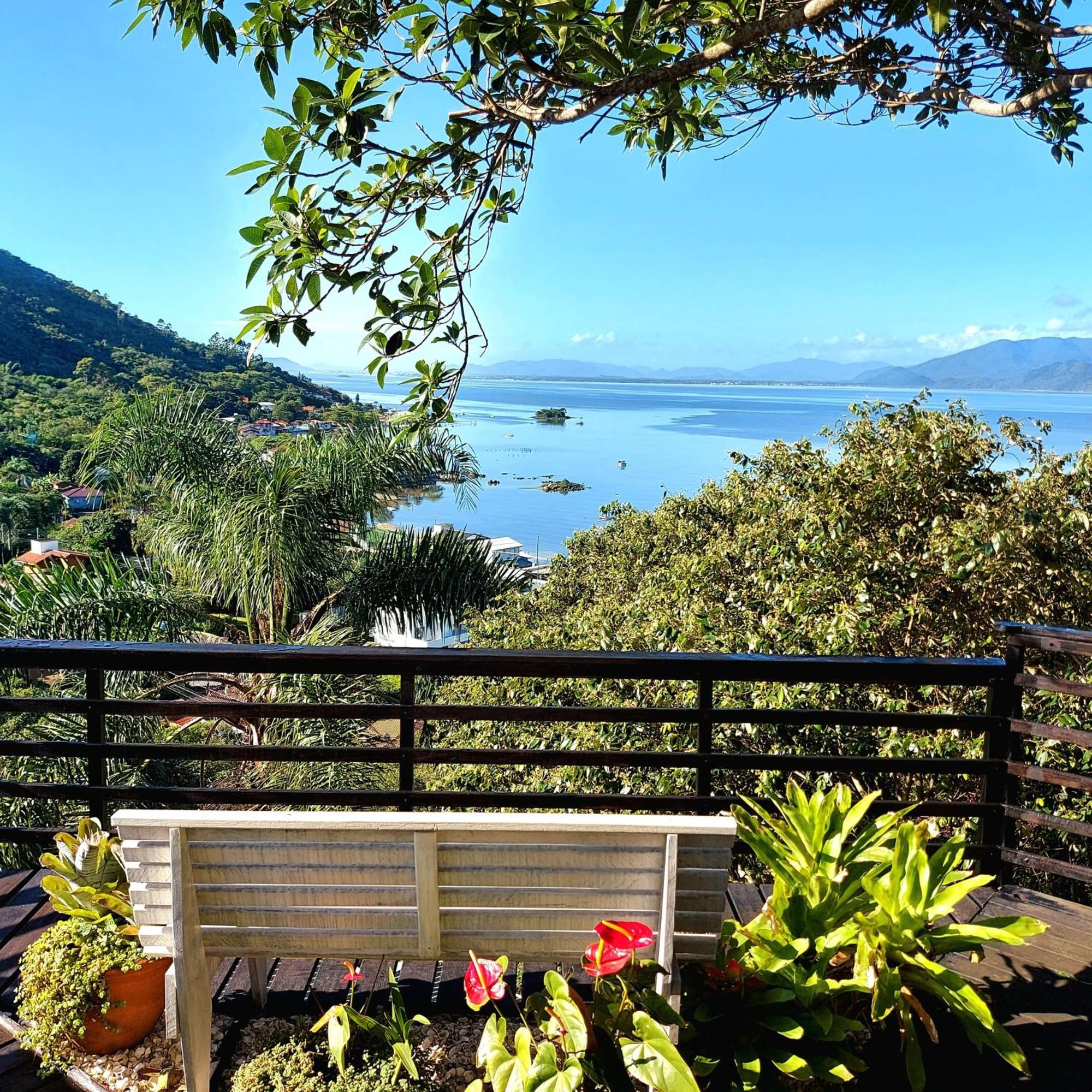 Casa Na Montanha Com Vista Para O Mar Флорианополис Экстерьер фото
